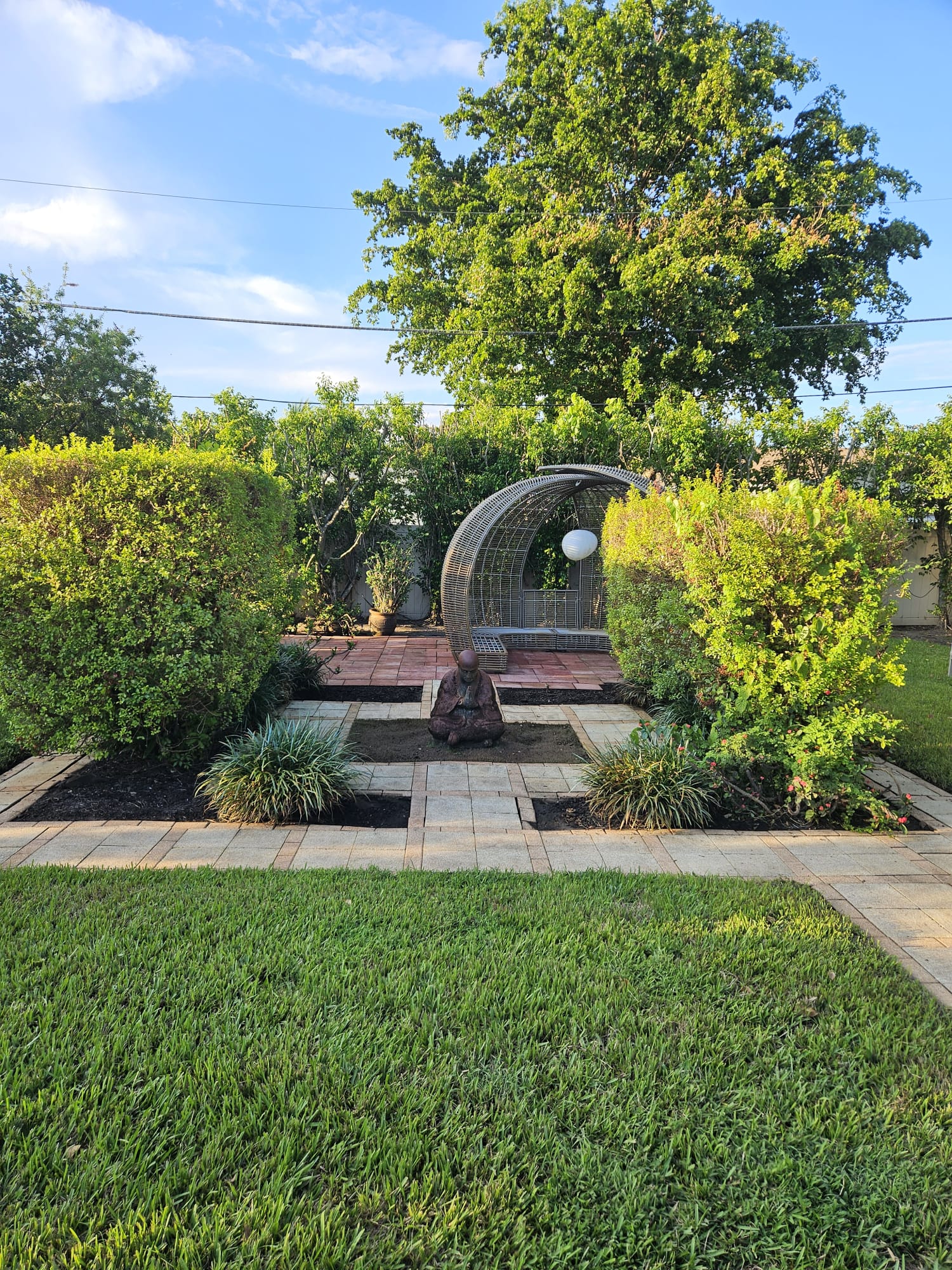 Before pressure washing Miami